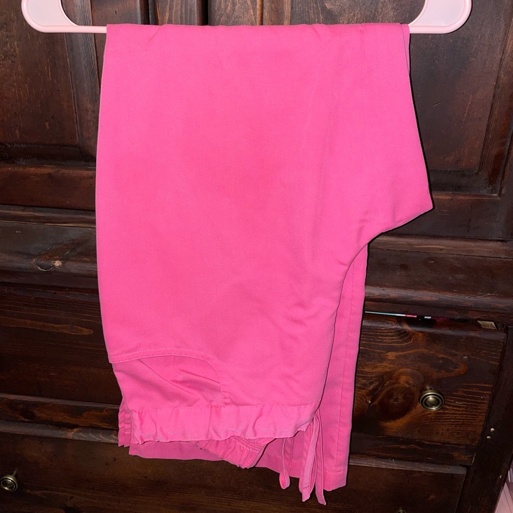 Hot pink grey’s anatomy scrub pants